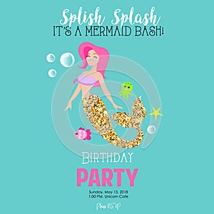 Mermaid birthday party