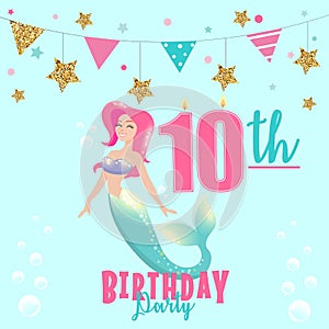 Mermaid birthday party