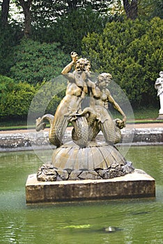 Mermaid fountain