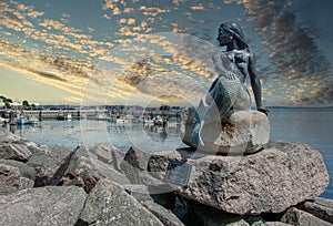 Mermaid at the Harbor in Eastport, Maine