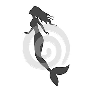 Mermaid icon, sirene logo