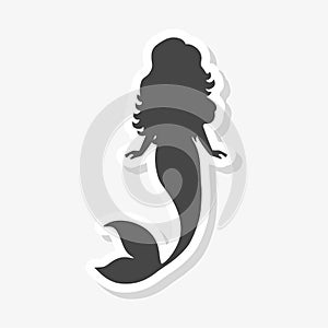 Mermaid icon, sirene sticker
