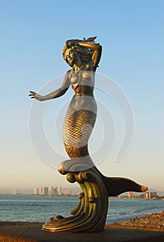 Mermaid sculpture