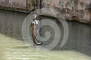 Mermaid statue in Treviso 2