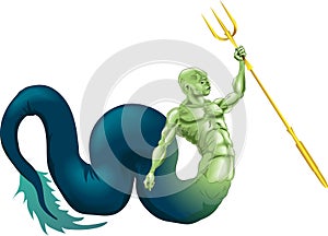 Merman or Poseidon