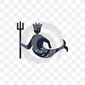 Merman transparent icon. Merman symbol design from Fairy tale co photo
