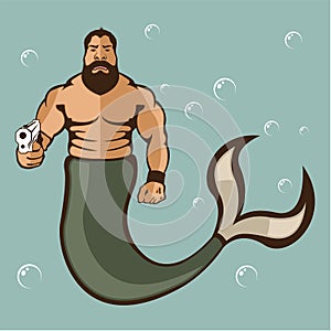 Merman Vector