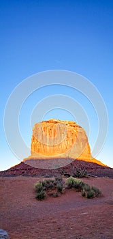Merrick Butte in Monument Valley Navajo Tribal Park in Arizona
