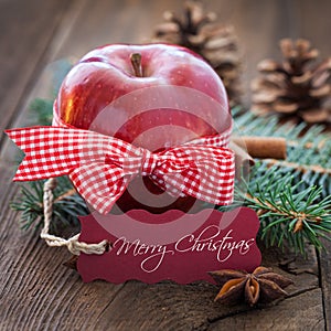 Merry christmas apple