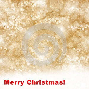 Merry christmas background with sparkles