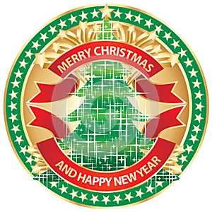 Merry Christmas badge