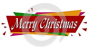 Merry Christmas banner design