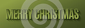Merry christmas banner design background