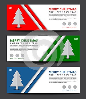 MERRY CHRISTMAS. Banner template. advertisement. flyer layout.