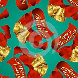 Merry Christmas Bells wrapping paper
