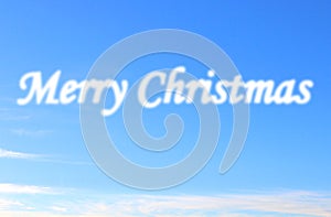 Merry Christmas cloud