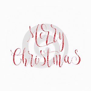 Merry Christmas Decoration Lettering Tipography Lets Get Crazy Modern Font