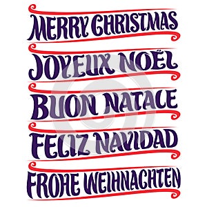 Merry Christmas in different language