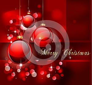 Merry Christmas Elegant Suggestive Background