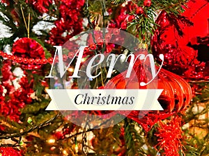 Merry Christmas festive background sparkling