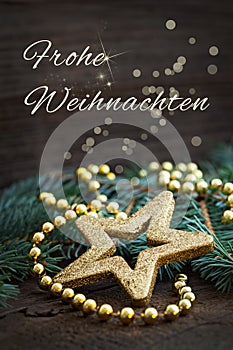 Merry christmas german