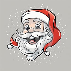 Merry Christmas with gift illustration Vector art