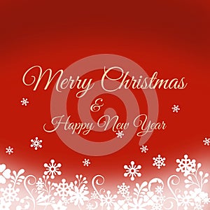 Merry Christmas greeting card