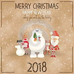 Merry Christmas Greeting Card