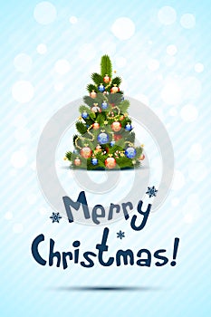 Merry Christmas Greeting Card