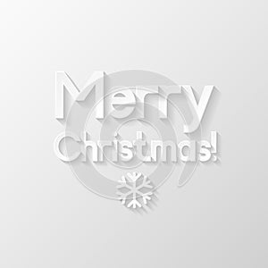 Merry Christmas greeting card