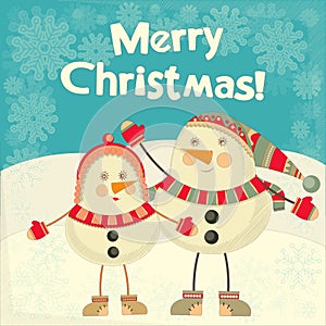 Merry Christmas Greeting Card