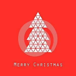 Merry Christmas greeting card