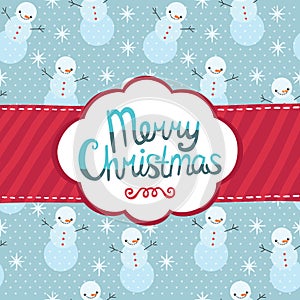 Merry Christmas greeting card background.