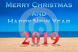 merry christmas and happy new year 2019