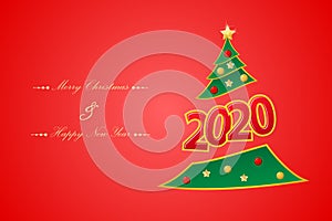 Merry christmas and a happy new year 2020