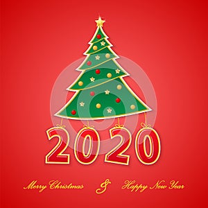 Merry christmas and a happy new year 2020