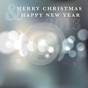 Merry Christmas and Happy New Year background