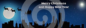 Merry Christmas & Happy New Year Banner