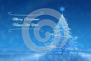 Merry Christmas and Happy New Year - Festive Design