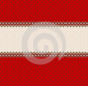 Merry Christmas Happy New Year greeting card frame scandinavian