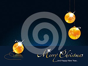 Merry Christmas-Happy New Year illustration
