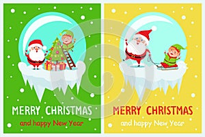 Merry Christmas Joyfulness Vector Illustration photo
