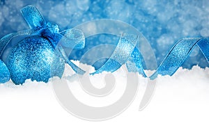 Merry Christmas and Happy New Year. A New Year`s background with New Year decorations.New Year`s card. Background with