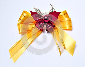 Merry christmas and happy new year ribbon