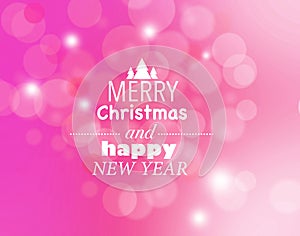 `Merry Christmas and Happy New Year` text on bokeh
