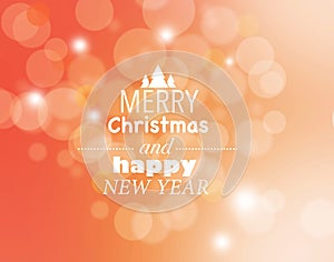 `Merry Christmas and Happy New Year` text on bokeh