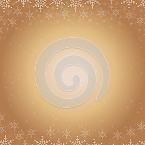 Merry Christmas and Happy New Year vector design for greeting cards and poster. Merry Christmas gold background, with a winter