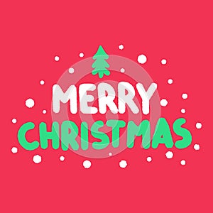 Merry Christmas Holiday Greetings Card