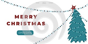 Merry Christmas landing page