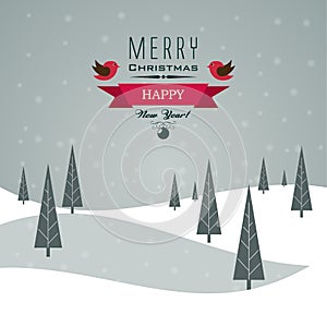 Merry Christmas Landscape